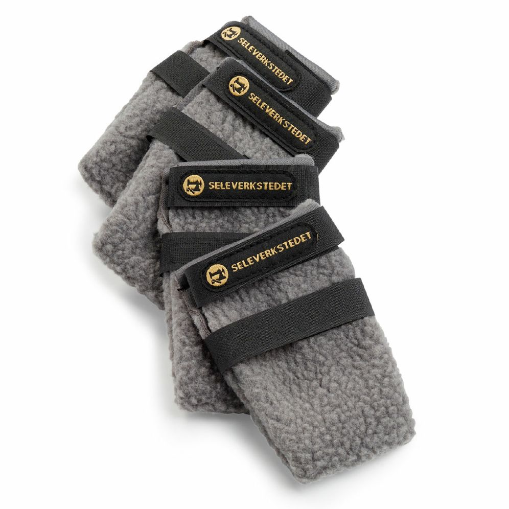 Seleverkstedet Fleece sokker High 4pk Grey Xs